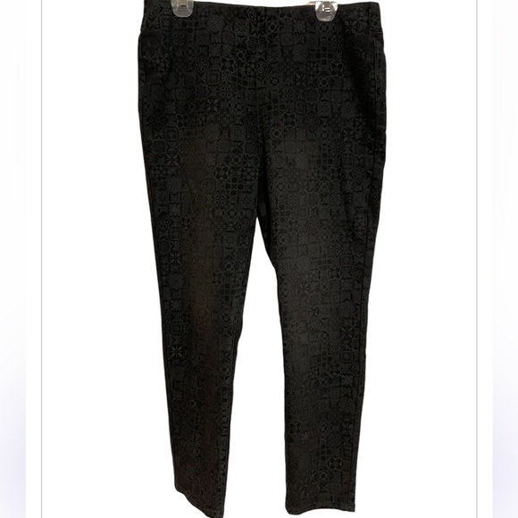 Soft Surroundings Black Pull On Elastic Band Pants Size Large - Picture 1 of 7